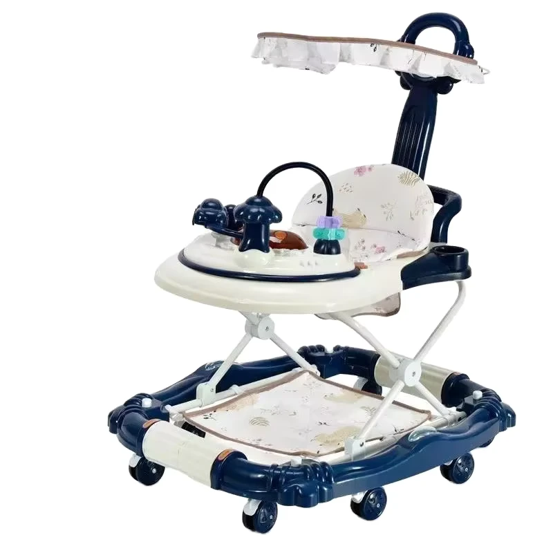 Baby Push Walker Sit To Stand Learning Walker Kids Rocking Function Baby Walker With Wheels and Seat