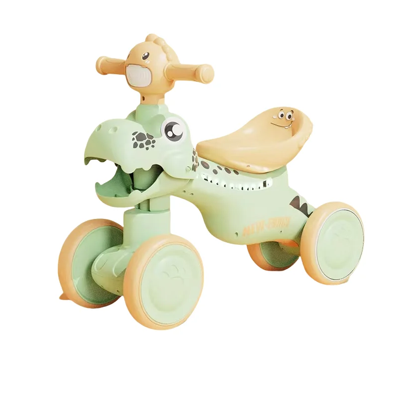 Baby Ride On Push Toy 2 to 4 Years Kids' Swing Car with Four-Wheel Plastic Material Battery Powered for Toddlers