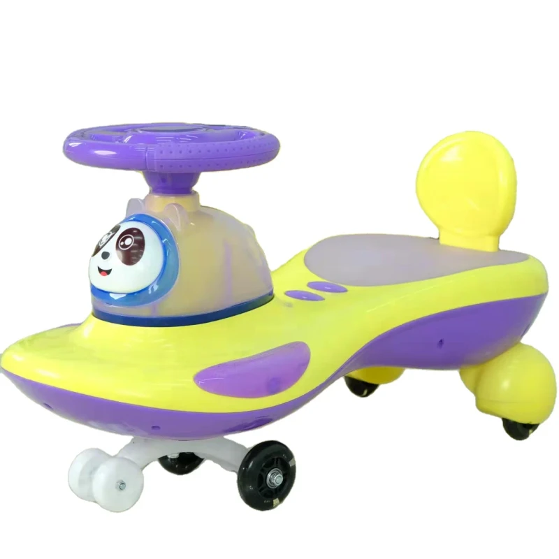 Baby Rocker Swing Twist Car with Lights Kids Baby Swing Car panda Swing Car Baby Swing Car
