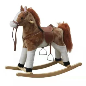 Baby Rocking Riding Horse Children Baby Kids Wooden Toddler Rocking Animal Rocking Horse Toy