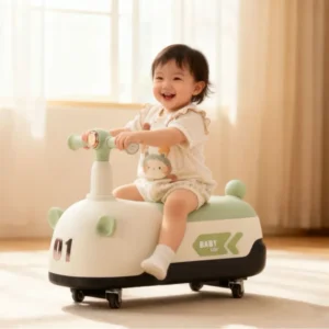 Baby Sliding Ride on Car Music and Light Kids Pedal Cars Baby Swing Car for Boys Girls