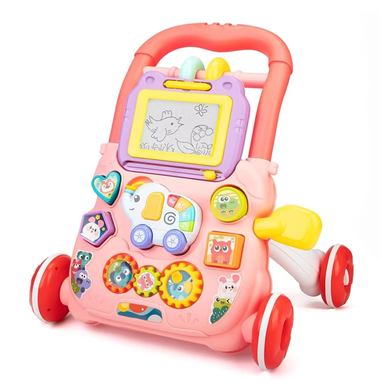 Baby Standing Toys Baby Walker Multifunction Music Baby Walker Sit to Stand Learning Walker Kids