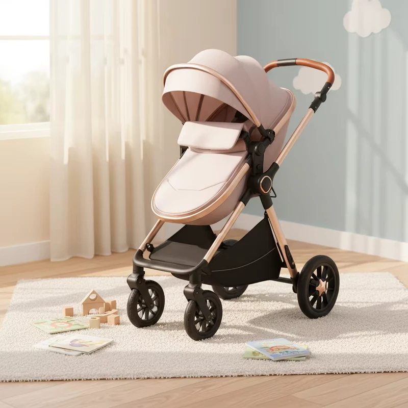 Baby Stroller 3 in 1 Car Seat Folding Infant Newborn Stroller Light Weight Toddler Strollers Baby Stroller From China
