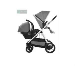 Baby Stroller 3 in 1 Pram Light Weight Poussette Twins Double Stroller for Infant and Toddler and Baby
