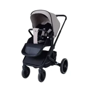 Baby Stroller 3 in 1 with Car Seat and Cradle Single Handed Folding Metal 4 Wheel