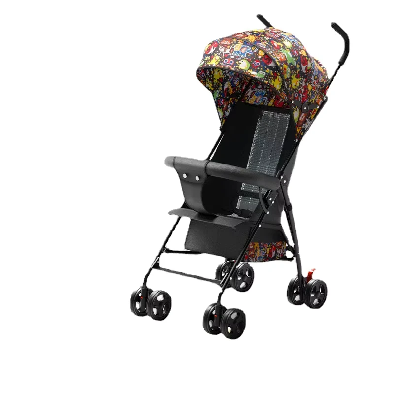 Baby Stroller Can Be Used for Sitting or Lying Down Lightweight Foldable Simple and Compact Perfect for Transporting Babies