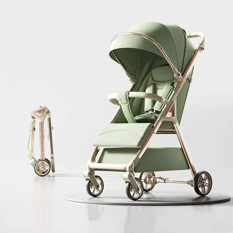 Baby Stroller Lightweight Easy to Fold Compact Light Weight Strollers Buggy Portable Travel Stroller for Airplane Kid