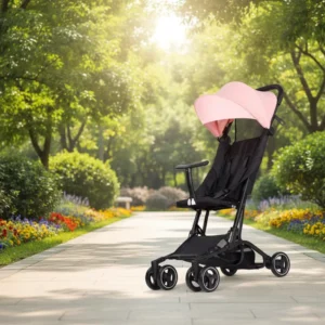 Baby Stroller Lightweight Easy to Fold Pram Compact Pushchair Portable Travel Stroller for Airplane