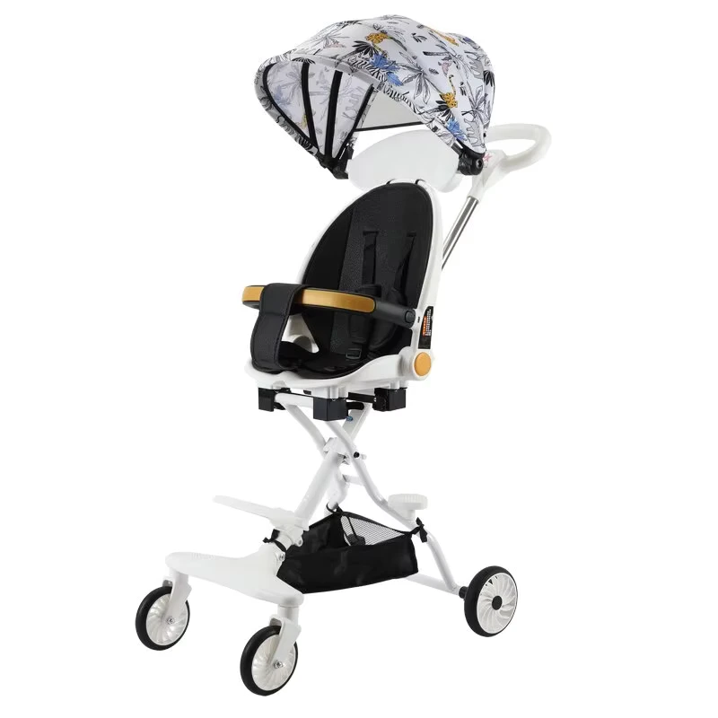 Baby Stroller Lightweight Sitting Lying Down Foldable 0-5-year-old Landscape Stroller Baby Stroller