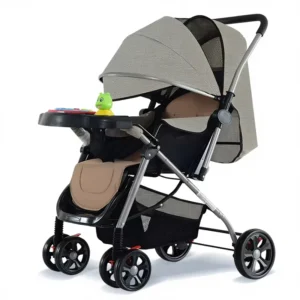 Baby Stroller Metal Two-Way Sit-Lie Ultra-Light Portable Folding 0-3 Years Old Four-Wheel Umbrella Stroller