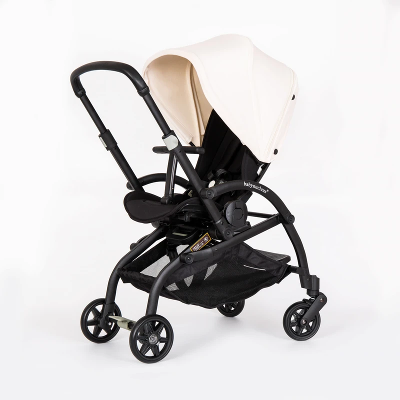 Baby Stroller Pram 2 in 1 With Carseat Two Way Aluminium New Born Stroller