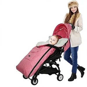 Baby Stroller Sleeping Bag Autumn Winter Windproof Warm Foot Cover Baby Car Children’s Linen Cushion Universal Thickened