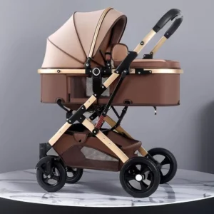 Baby Stroller That Can Be Used for Sitting or Lying Down Lightweight and Foldable Shock-absorbing Two-way Stroller for Babies