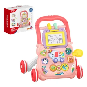 Baby Stroller Toddlers Learn to Push Walker Play Music Baby Walker Early Educational Multifunctional Baby Standing Toys