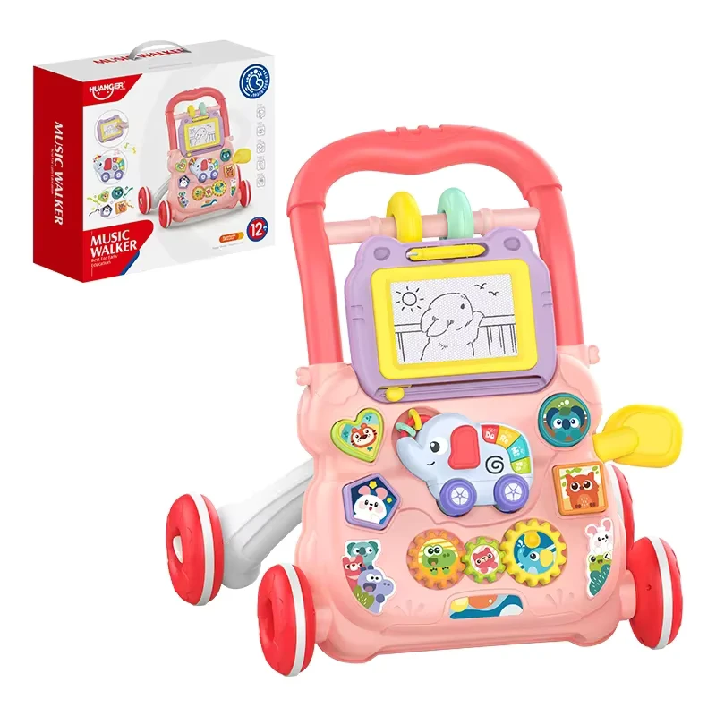 Baby Stroller Toddlers Learn to Push Walker Play Music Baby Walker Early Educational Multifunctional Baby Standing Toys