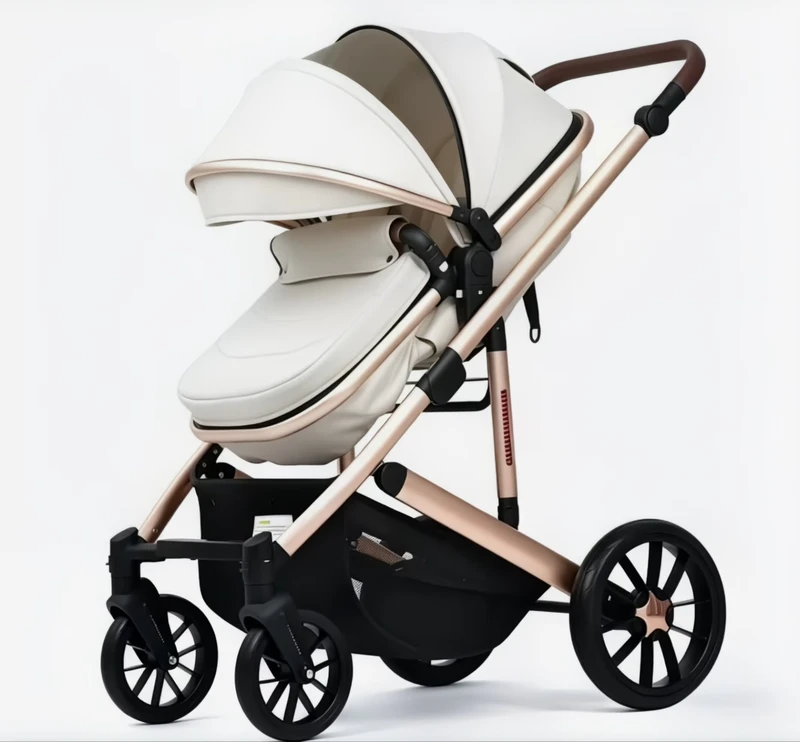 Baby Stroller Trolley Foldable Aluminum Alloy Classic Premium Travel Compact Luxury Easy Handling 3 in 1 EN1888 Certified 0 3