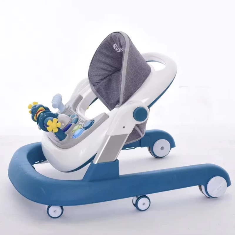 Baby Stroller Walker for Children 8 Wheels Kids Chair Baby Walker with Music