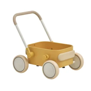 Baby Stroller Wooden Anti rollover Children’s Walker Children’s Toy Hand Push Scooter Baby’s First Birthday Gift