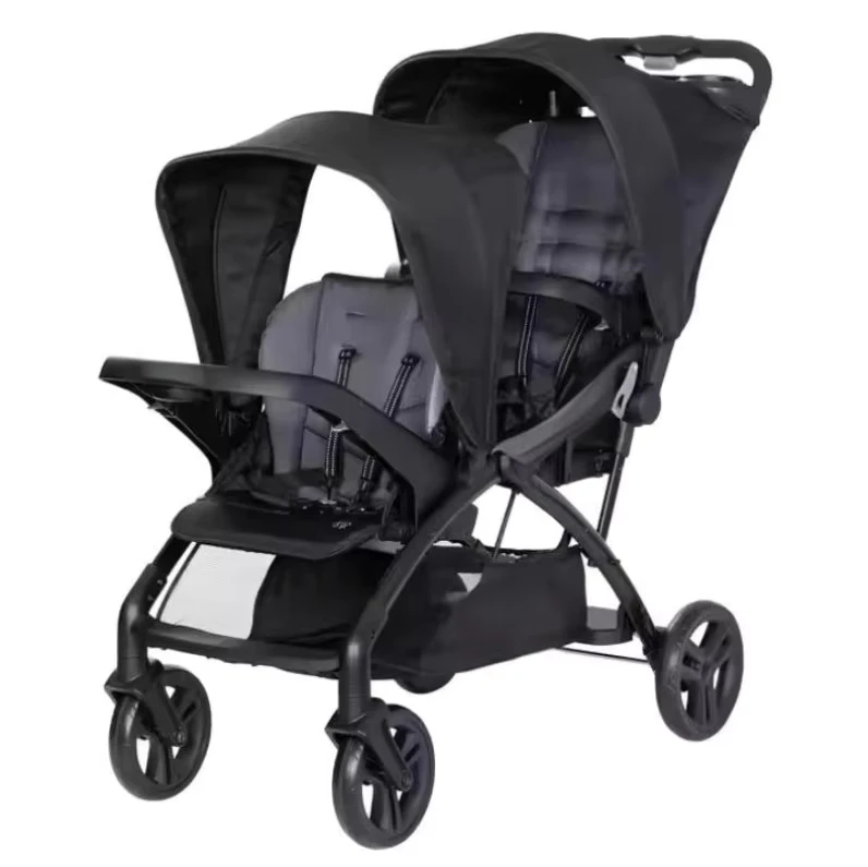 Baby Stroller with Double or Multiple Seats and Sunshade