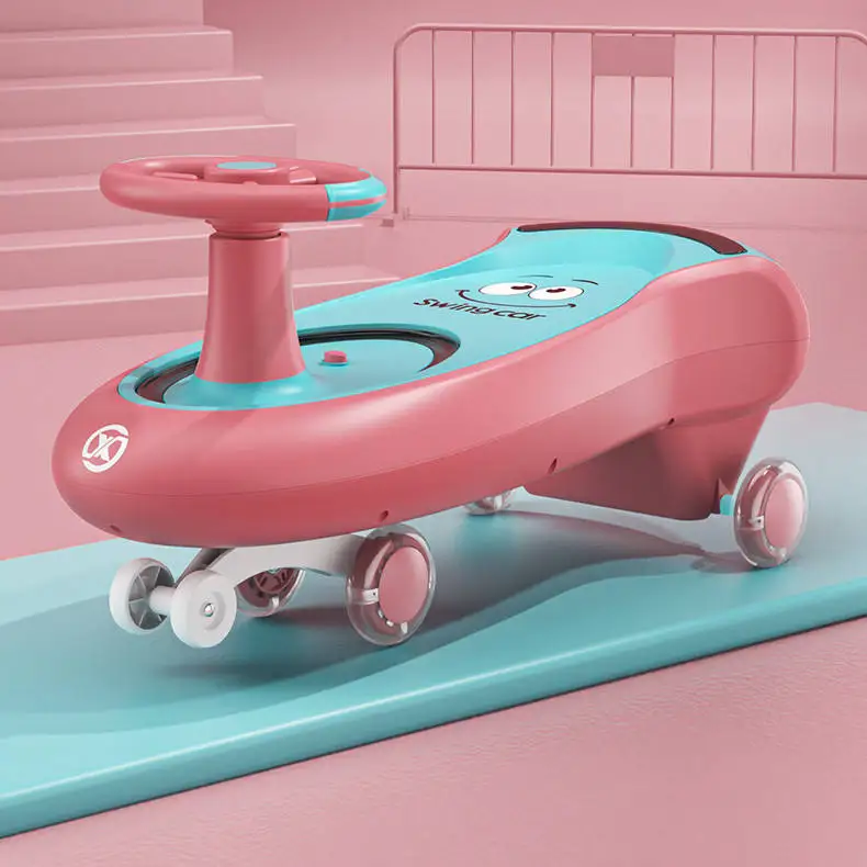 Baby Swing Car Spin Wheel Twist Wiggle Swing Big Kids Children Ride on Electric Ride on Toy Car Twist Car Slide Scooter