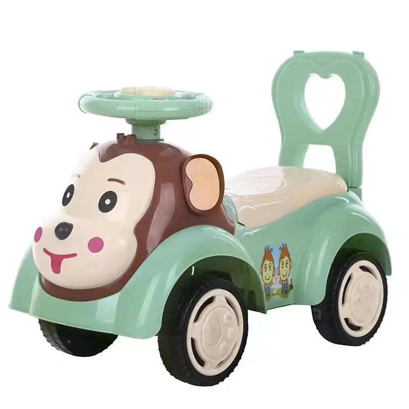 Baby Swing Car for Child Baby Scooter Ride On Swing Car Monkey Swing Car