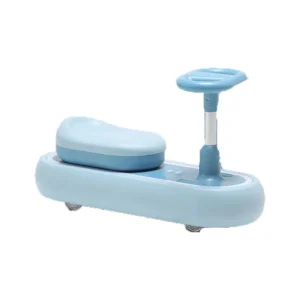 Baby Swing Car with Built-in LED Lights and Music Wiggle Car for Children Twist Car