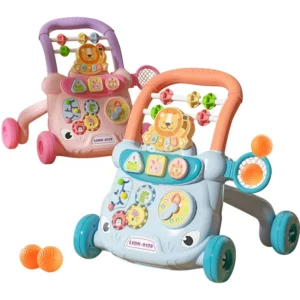 Baby & Toddler Sit to Walk Toys Musical Multi functional Learning Walking Early Educational Baby Walker