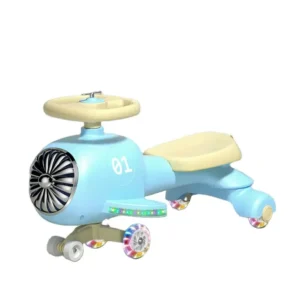 Baby Toy Car Without Pedal Kids Swing Car Anti Rollover Light Wheel Baby Ride on Swing Car