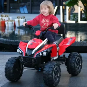 Baby Toys Kids Electric Ride On Car with Remote12V Battery LED Music Toy Car for Boys Electric Car for Children Go Kart