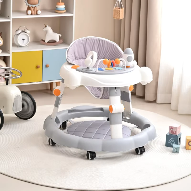 Baby Toys baby walker to teach walking Four Wheel Push Walker Roller Baby Walker for Boys Girls