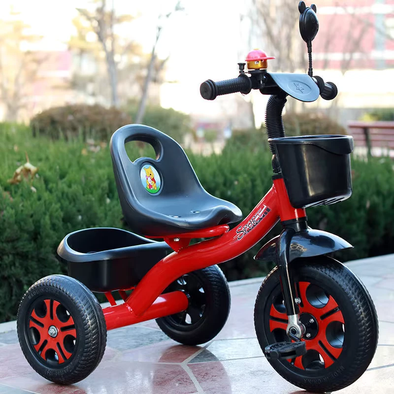 Baby Tricycle 2-4 Years Toddler Toys Kids Cycle Push Bar Ride Car Outdoor Plastic Safety Light Weight