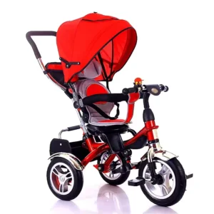 Baby Tricycle 4 in 1 Children Trike Bike for Kids 360 Rotation Baby 4 in 1 Stroller Tricycle with Push Handle