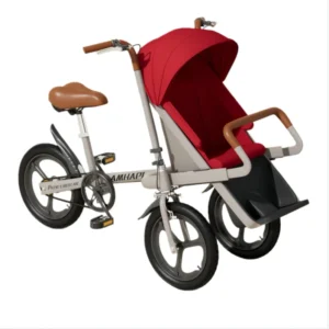 Baby Tricycle Stroller 3 Wheels High Carbon Steel Easy Folding 2 to 4 Years Boys Girls