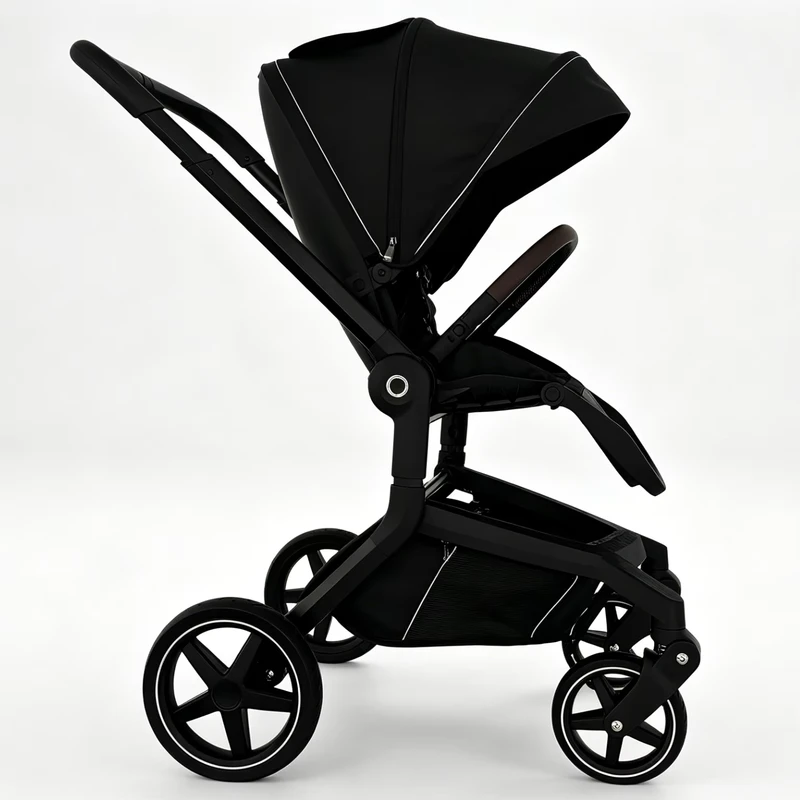 Baby Walker 3 in 1 High Landscape Foldable Stroller Wheels EN1888-2 Certified 20KG Load Capacity Ages 0 3+ Aluminum