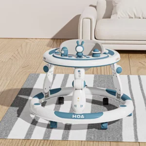 Baby Walker 3 in 1 Sit to Stand Learning Toy Foldable Activity Center With Wheels Music for 6 18 Months