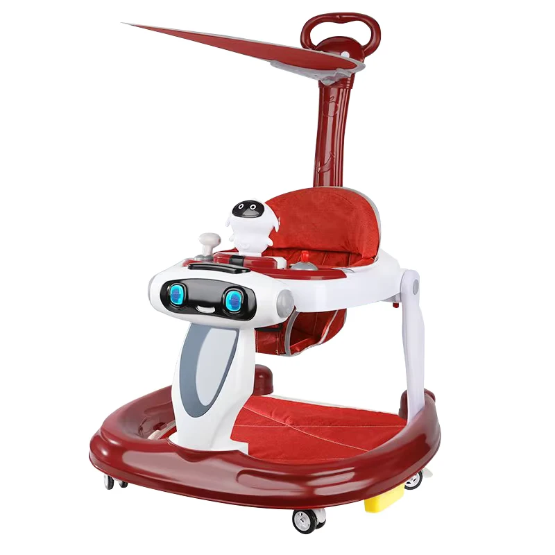 Baby Walker 3 in 1 Walkers New Model with Wheel Baby Walker Fuchsia