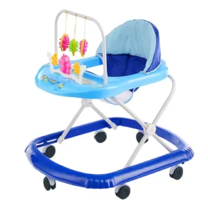 Baby Walker 6/7-18 Months Anti-Rollover Foldable Plastic Toddler Walker