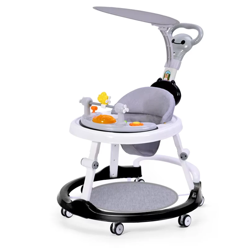 Baby Walker Anti O Leg Multifunctional Anti Fall Anti Rollover Plastic 10KG Load Capacity Girl Boy Baby Walking Aid Sit on