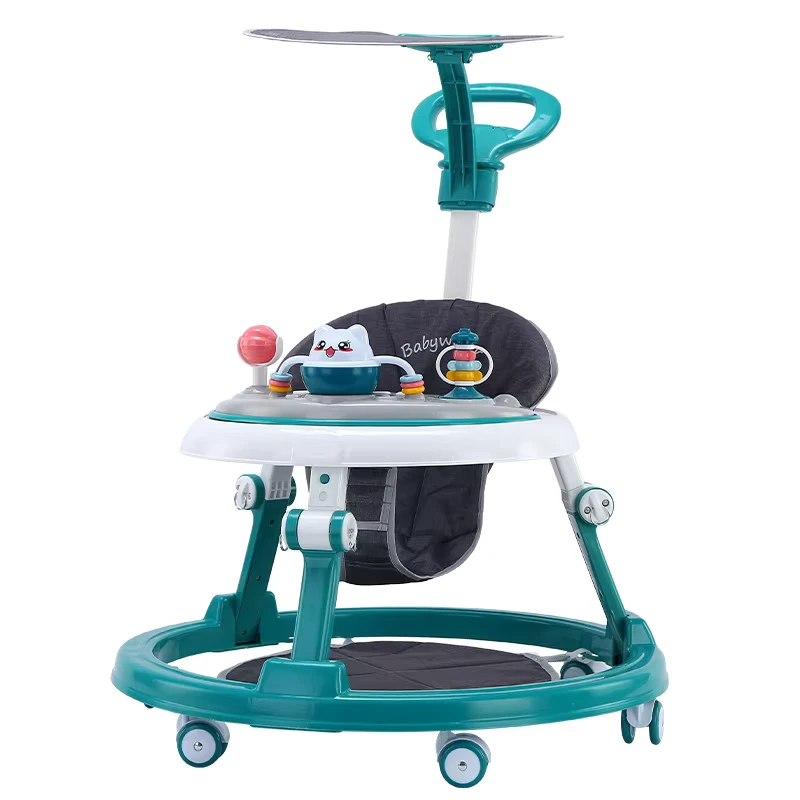 Baby Walker Baby Multifunction 4 in 1 Foldable Walker With Music Baby Walkers With Wheels and Seat