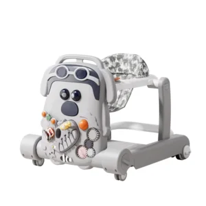 Baby Walker Boy Girl Universal Light Music Gliding Mute Wheel Anti Rollover Walker