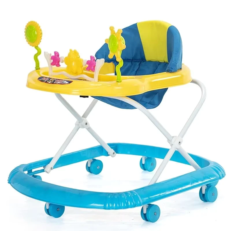 Baby Walker Foot Car Foldable Toddler Learning to Drive Baby Walker Dining Chair Car