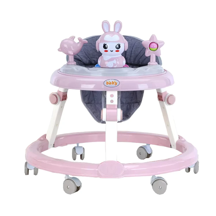 Baby Walker Multi functional Anti rollover Trolley Baby Can Sit and Push Learning Driving