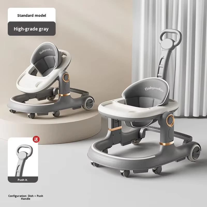 Baby Walker New Model Multifunctional 3-in-1 6-18 Months Anti-O-Leg Anti-Rollover Plastic Push Walker 10KG Load Capacity