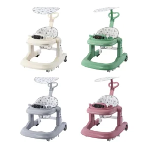 Baby Walker Sit to Stand Learning Walking Multifunctional Baby Push Walker with Wheels and Seat Handle