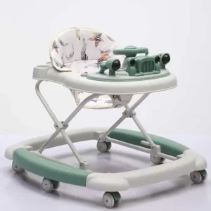 Baby Walker With Education Learning Car Toy Adjustable Baby Walker 3 in 1 Plastic Baby Walker