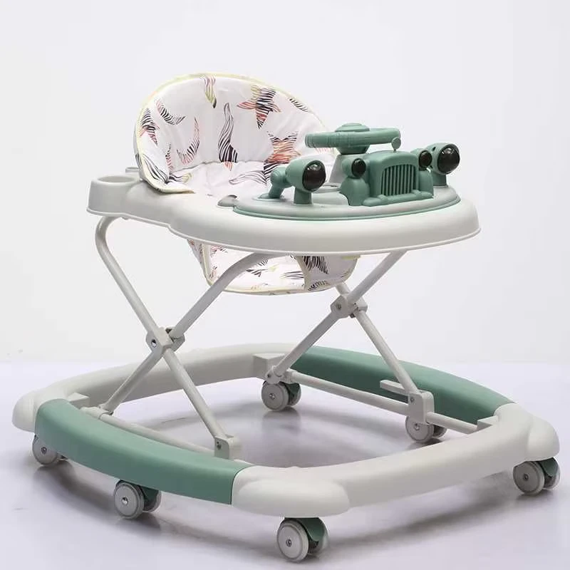 Baby Walker With Education Learning Car Toy Adjustable Baby Walker 3 in 1 Plastic Baby Walker