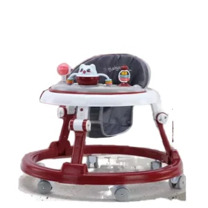 Baby Walker With Wheels Portable Folding Cartoon Baby Walker Custom Baby Walker