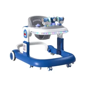 Baby Walker for Unisex Anti Tip Design Suitable for 6 18 Months Old Convertible for Sitting Pushing Portable Kids Stroller