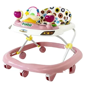 Baby Walker with Anti Rollover Design / Multi-functional Folding Bike and Walking Assistant