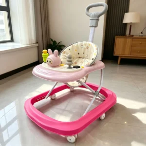 Baby Walkers Mute Monkey Baby Walker for Walking Folding Baby Walker